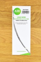 Art Scale 200-T0069 Lead Wire - Half-round 0,6 x 0,4 x 140 mm (9 pcs) No Scale