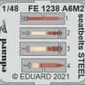 Eduard FE1238 A6M2 seatbelts STEEL (EDU) 1/48