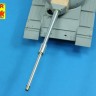 Aber 35 L-191 British 120mm L1A2 barrel for Conqueror British Heavy Tank Mark 2 (designed to be used with Dragon kits) 1/35