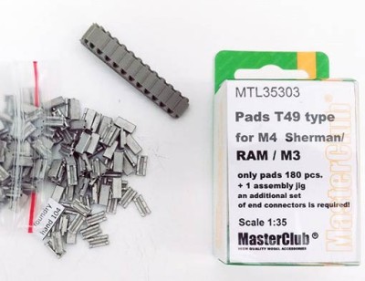 Master Club MTL-35303 Pads T49 type for M4 Sherman/M3/RAM 1/35