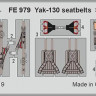 Eduard FE979 1/48 Yak-130 seatbelts STEEL (ZVE)