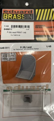 Eduard 648811 BRASSIN P-38J seat PRINT (TAM) 1/48