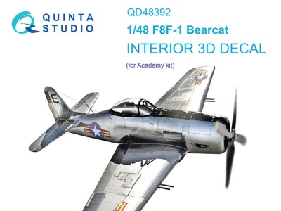 Quinta Studio QD48392 F8F-1 Bearcat (Academy) 1/48