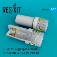 Reskit RSU72-0097 F-15C/J/E Eagle open exh. nozzles late 1/72