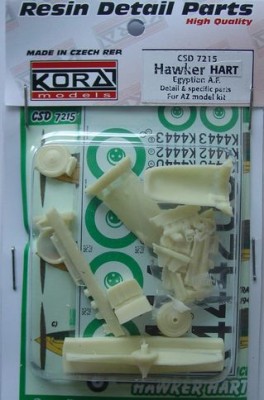 Kora Model CSD7215 Hawker Hart Detail set&amp;decal (Egypt. Service) 1/72