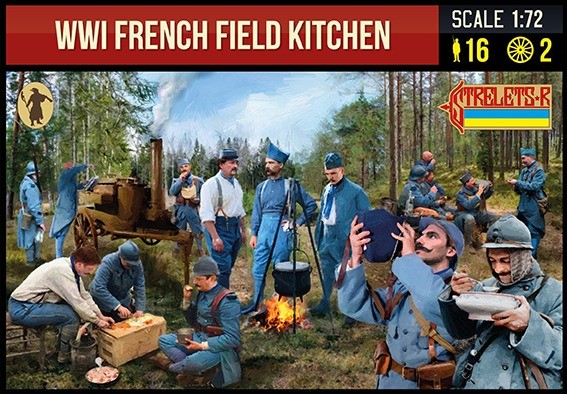 Strelets STR29272 WWI French Field Kitchen 1/72