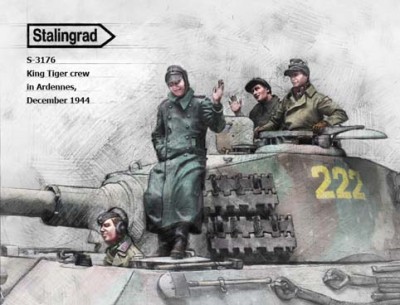 Stalingrad 3176	King Tiger crew in Ardennes 1:35