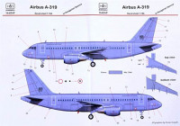 HAD 144049 Decal Airbus A-319 in Hungarian AF Service 1/144