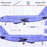 HAD 144049 Decal Airbus A-319 in Hungarian AF Service 1/144