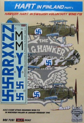 Kora Model DEC7281 Hawker Hart in Finland (Part I.) декали декали 1/72