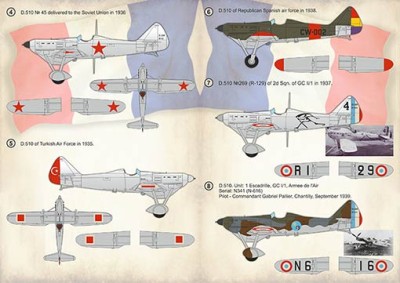 Print Scale 72-409 Dewoitine D.510 - part 2 (wet decals) 1/72