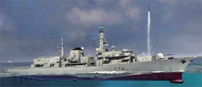 Trumpeter 04544 Корабль HMS Type 23 Frigate - Kent 1/350