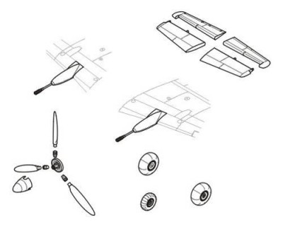 CMK 4087 Do 335B-1 - conversion set for TAM 1/48