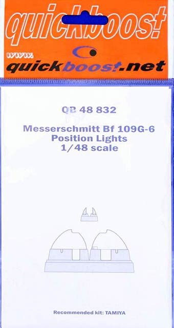 QuickBoost QB48832 Bf 109G-6 position lights (TAM) 1/48