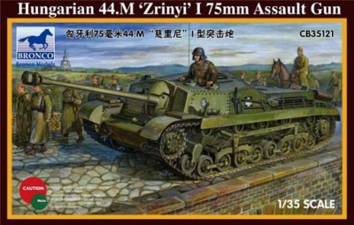 Bronco CB35121 75mm Assault Gun 44.M Zrinyi I 1/35