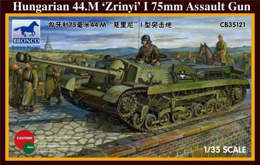 Bronco CB35121 75mm Assault Gun 44.M Zrinyi I 1/35