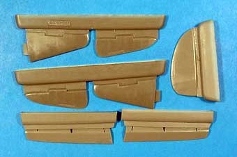 Vector VDS48-028 Yak-7/9 рулевые пов-ти 1/48