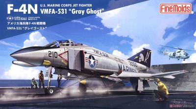 Fine Molds FX04 USMC F-4N VMFA-531 `Gray Ghost` 1/72
