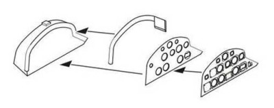 CMK Q48136 Canberra PR Mk.9 Instrument panel for AIR 1/48