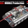 RFM 5152 Немецкий тяжёлый танк TIGER I MID. PRODUCTION 2IN1 W/CLEAR PARTS & FULL INTERIOR & WORKABLE TRACKS 5154+2076) 1/35