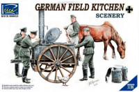 Riich Models RV35045 German Field Kitchen with Soliders 1:35