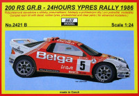 REJI MODEL DECRJ2421B 1/24 Ford RS 200 'Belga' 1986 Rally