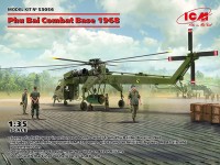 ICM 53056 Phu Bai Combat Base 1968 (CH-54A,2x fig.,mat) 1/35