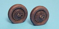 Aires 4156 Bf 109G wheels + paint mask - Type A (распродажа)