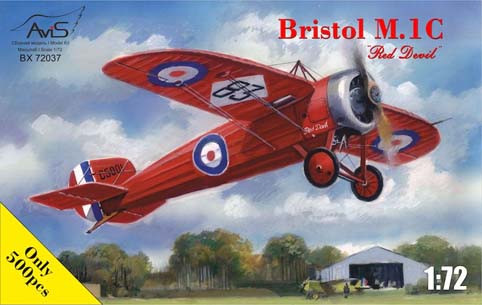 Avis 72037 Истребитель Bristol M.1C "Red Devil" 1/72
