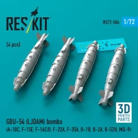 Reskit 72504 GBU-54 (LJDAM) bombs (4 pcs.) 1/72