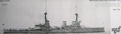 Combrig 70249 HMS Invincible Battlecruiser 1914 1/700