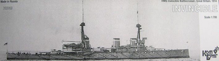 Combrig 70249 HMS Invincible Battlecruiser 1914 1/700