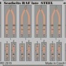 Eduard 49101 Seatbelts RAF late STEEL 1/48