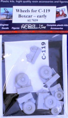 Plusmodel AL7039 Wheels for C-119 Boxcar (early) 1:72