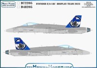 Model Maker Decals D72205 Finnish Lockheed-Martin F/A-18C Hornet Display Team 2023 1/72