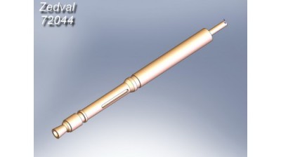 Zedval 72044 7.9 mm machine gun barrel MG.34-T 1/72