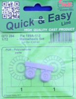 CMK Q72284 Fw 189A-1/A-2 Mainwheels set (ICM) 1/72