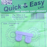 CMK Q72284 Fw 189A-1/A-2 Mainwheels set (ICM) 1/72