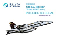 Quinta studio QD48280 F/A-18C late (HobbyBoss) 1/48