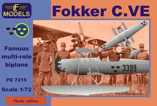 Lf Model P7215 Fokker C.VE Float - Sweden (1932, 1941) 1/72