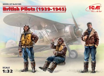 ICM 32105 Пилоты ВВС Великобритании (1939-1945) 1/32