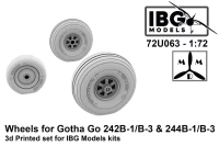 IBG Models U7263 Wheels for Gotha Go 242B-1/B-3 & 244B-1/B-3 1/72