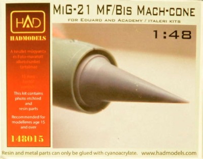 HAD R48015 MiG-21 MF/Bis MACH-Cone (EDU/ACAD/ITAL) 1/48