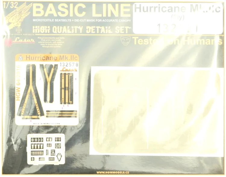 HGW 132821 Hurricane Mk.IIc (FLY) BASIC LINE 1/32