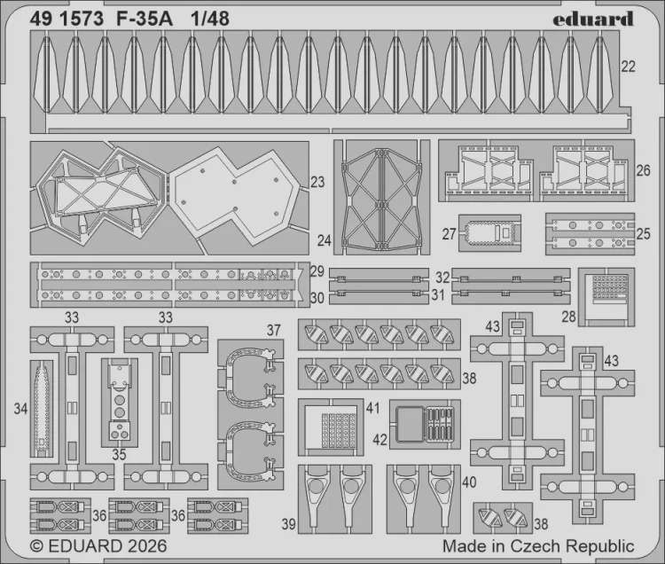 Eduard 491573 Set F-35A (Ital) 1/48