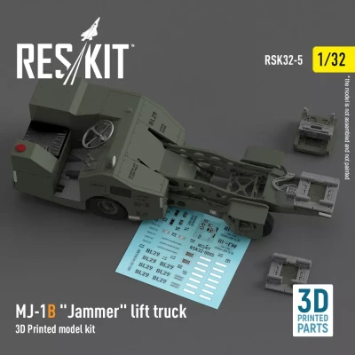 Reskit R32005 MJ-1B 'Jammer' lift truck (3D Printed model) 1/32