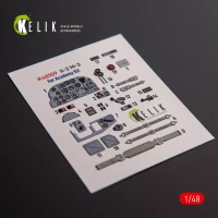 Reskit K48109 IL-2M3 - interior 3D decal (ACAD/ACCUR) 1/48