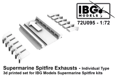 IBG U7295 Supermarine Spitfire Exhausts Individual Type 1/72