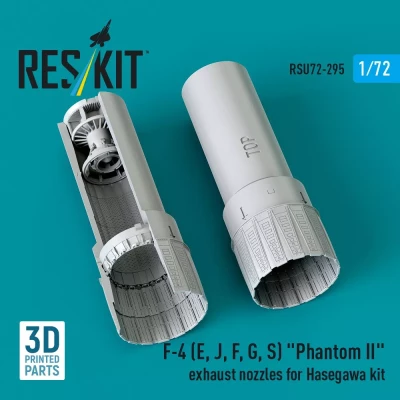 Reskit U72295 F-4 (E, J, F, G, S) 'Phantom II' exh.nozzles 1/72