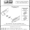Master 48189 P-51 Mustang carbur.air filter cover standard 1/48